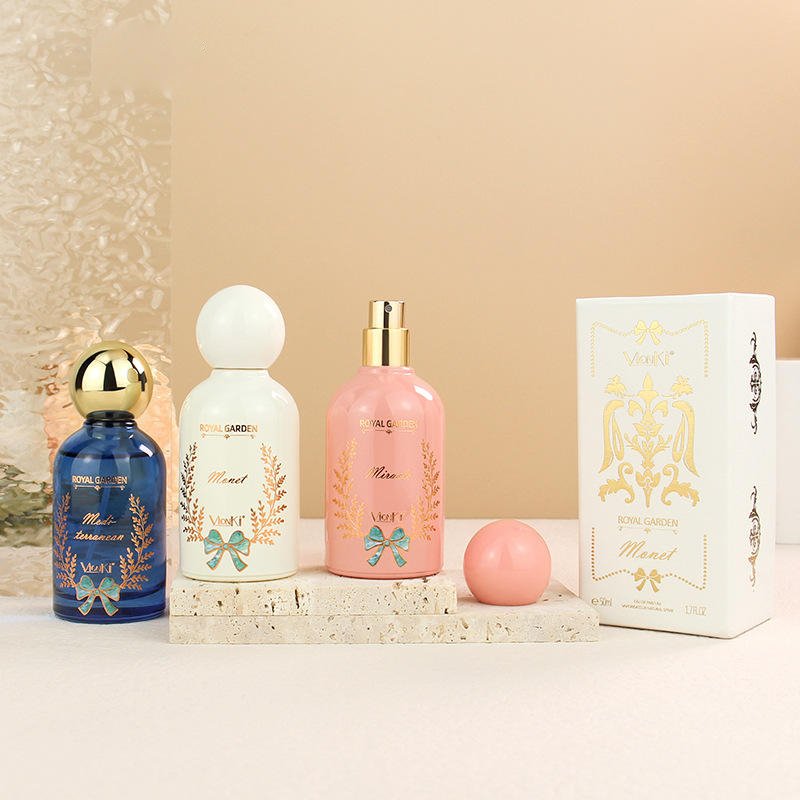 custom logo Round Empty Luxury 30ml 50ml Parfum Packaging Bottle Spray Atomizer 100ml Perfume Glass Bottle With Box And Gold Cap
