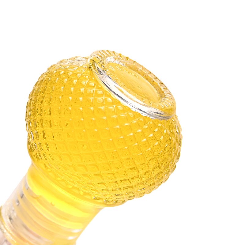 Good Price Fancy Round Empty Clear 50ml 100ml Beverage Spirit Liquor Glass Wine Bottle with Stopper