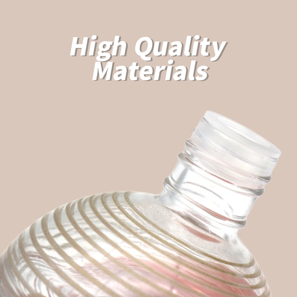 Empty Unique Shaped Home Fragance Diffuser White Reed Diffuser Glass Bottle 100ml