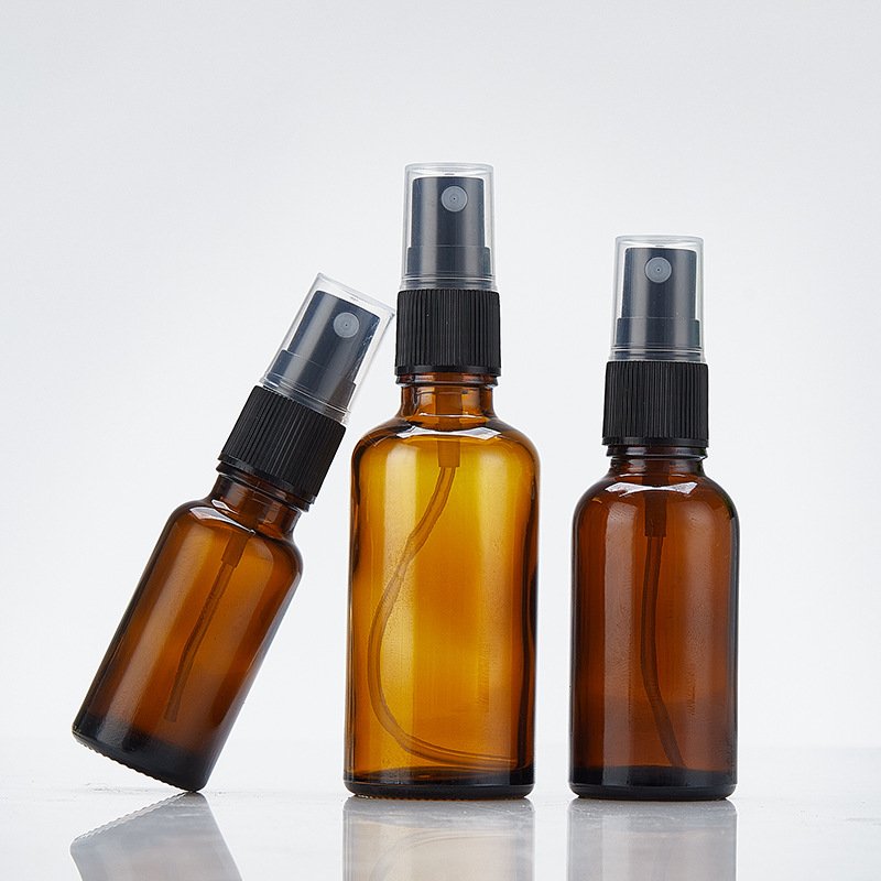 5ml 10ml 15ml 20ml 30ml 50ml 100ml portable perfume toner cosmetic spray glass bottle customized amber