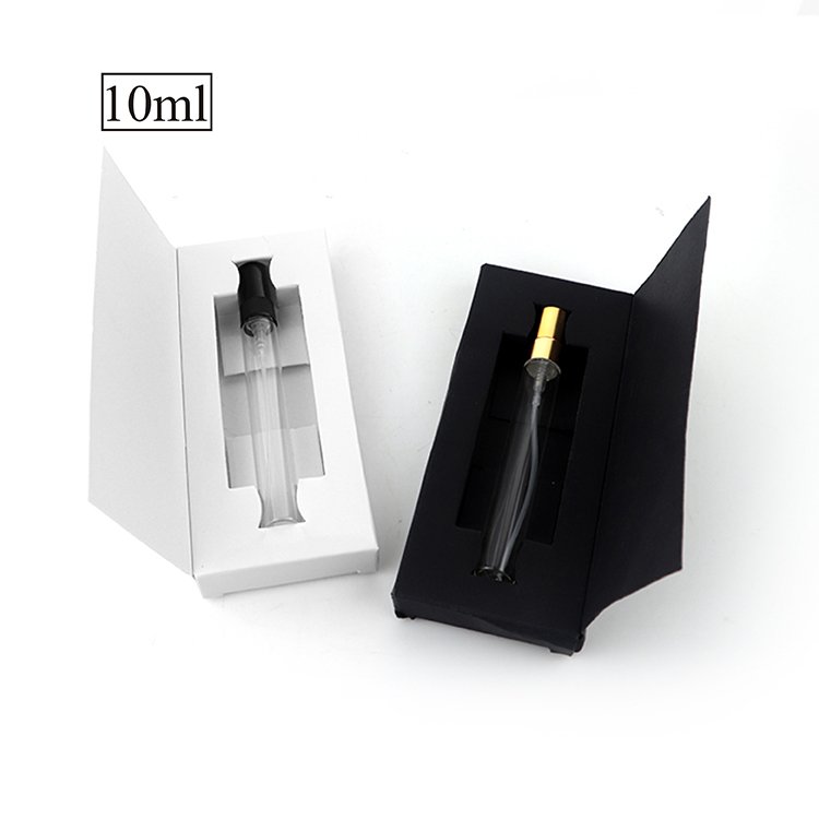 Wholesale Portable 2ml 3ml 5ml 10ml Refill Perfume Spray Mini Parfum Sample Test Glass Bottle With Custom Paper Card Box