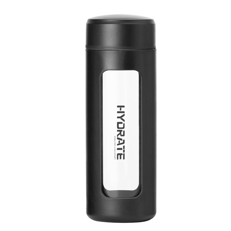 Wholesale Low Price High Quality Capping Glass Water Bottle with Silicon Sleeve