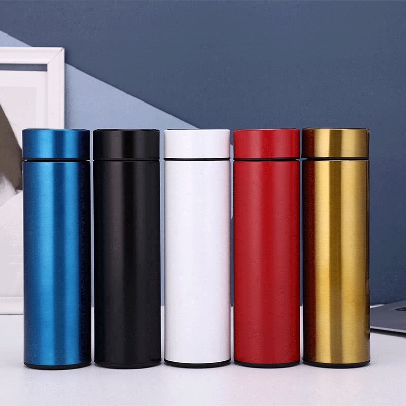 Thermometer Hot Sale Intelligent Temperature Measuring Stainless Steel Thermal Insulation Bottles with custom
