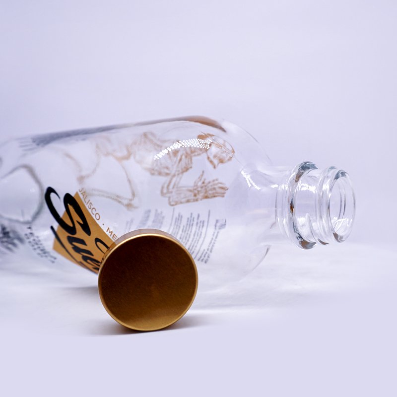 700ml custom design customized glass wine spirits bottles for whiskey brandy vodka