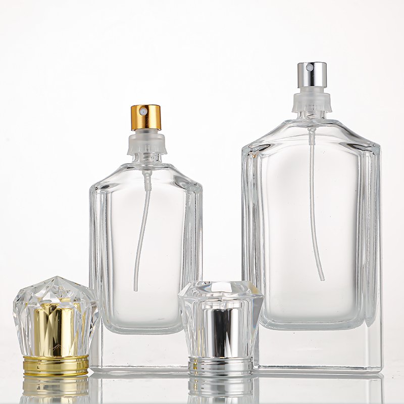 Perfume bottle Luxury glass Free Sample Luxury Vintage bottle Transparent Empty glass Perfume bottle Perfume glass