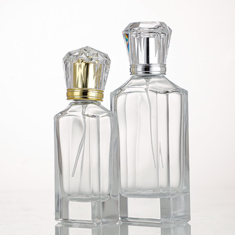 Perfume bottle Luxury glass Free Sample Luxury Vintage bottle Transparent Empty glass Perfume bottle Perfume glass