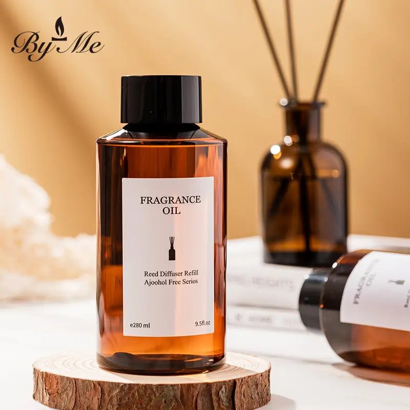 Long Lasting 275g 280ML Bottle Diffuser Glass Bottle MSDS Oil Aroma Air Freshener Sticks Diffuser for Festival Gift