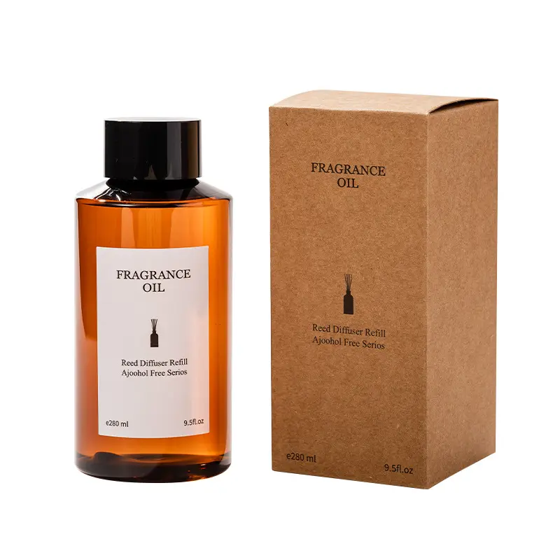 Long Lasting 275g 280ML Bottle Diffuser Glass Bottle MSDS Oil Aroma Air Freshener Sticks Diffuser for Festival Gift