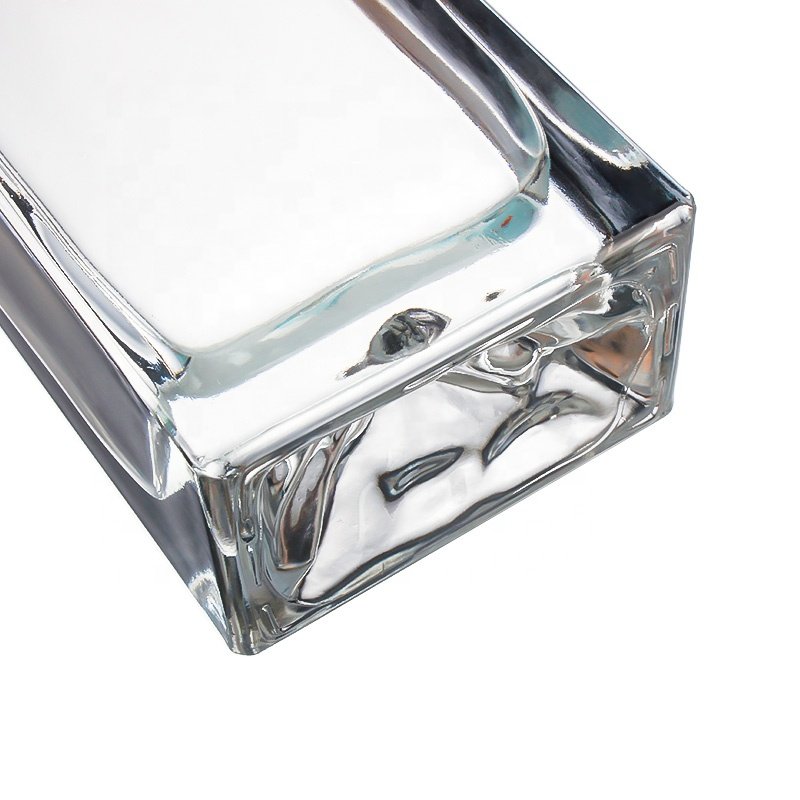 500ml Square Bottle Bottom of the Mountain Shaped Beverage Liquor Glass Bottle Water Bottle