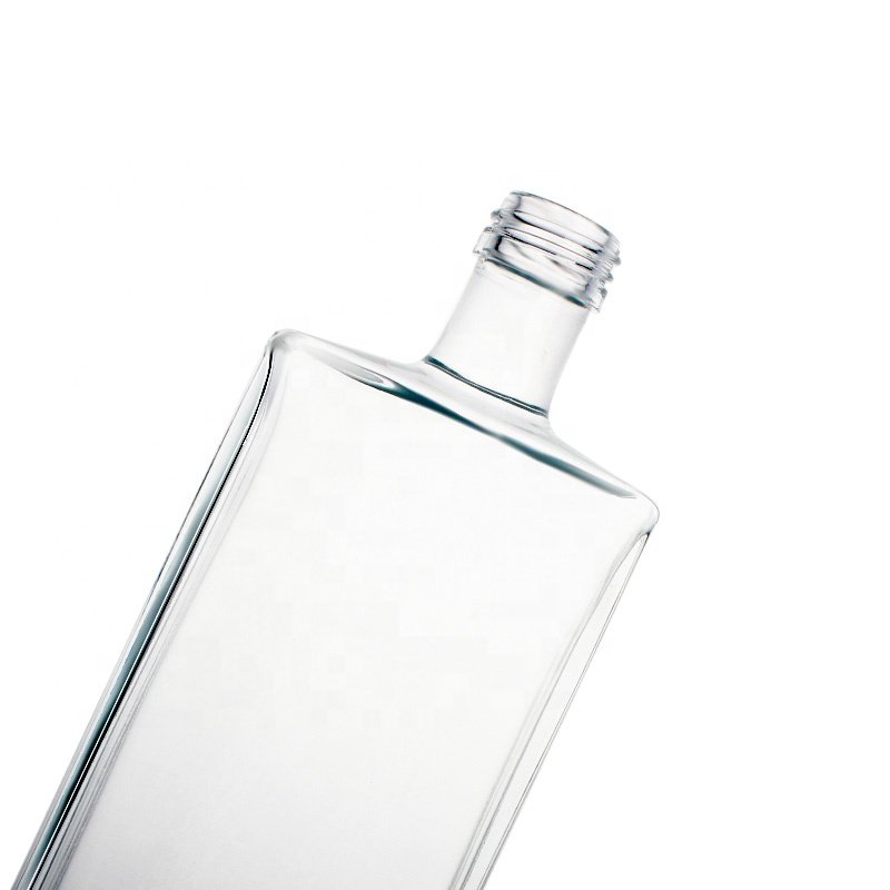 500ml Square Bottle Bottom of the Mountain Shaped Beverage Liquor Glass Bottle Water Bottle