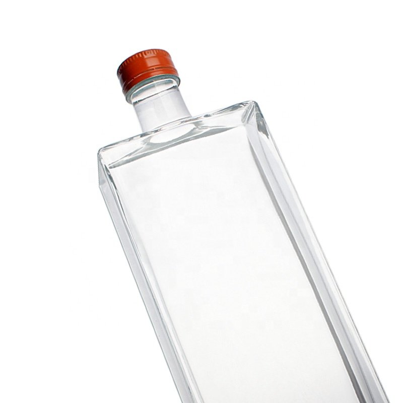 500ml Square Bottle Bottom of the Mountain Shaped Beverage Liquor Glass Bottle Water Bottle