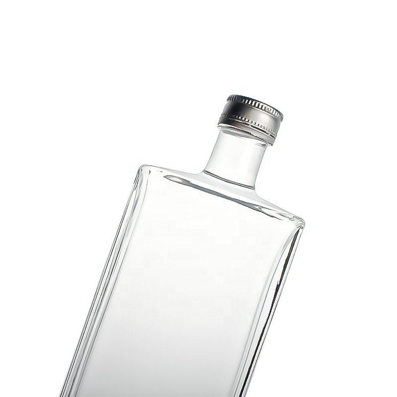500ml Square Bottle Bottom of the Mountain Shaped Beverage Liquor Glass Bottle Water Bottle