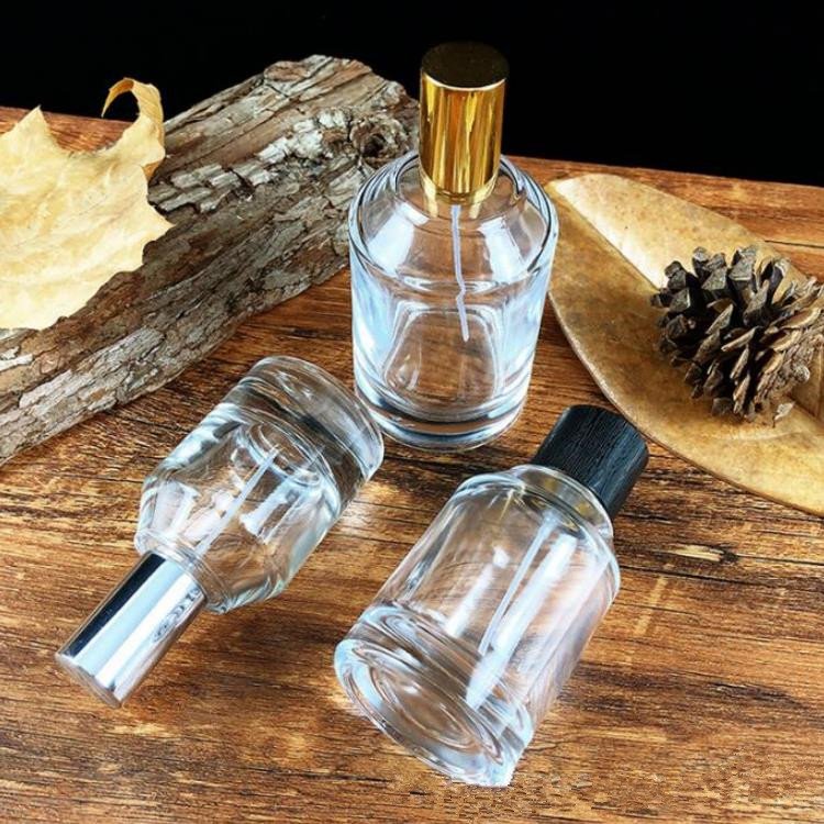 Luxury 30ml 50ml 100ml Perfume Bottles Set Slant Shoulder Perfume Glass Bottles From China