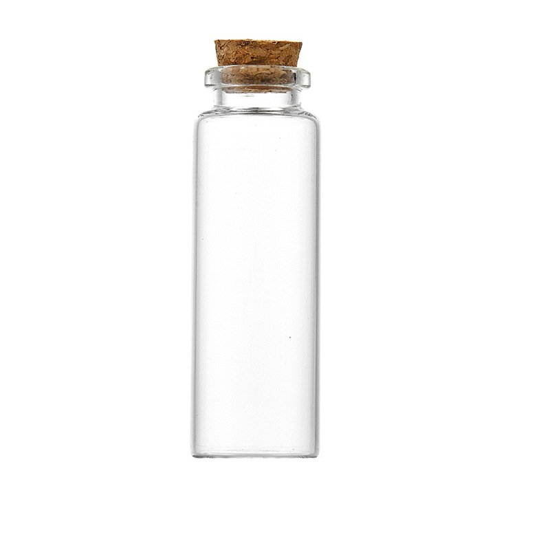 30mm 25ML Mini Small Glass Bottles with Cork Stopper Clear Wishing Bottle Tiny Glass Bottle Jars Hanging Decoration Wedding Vial