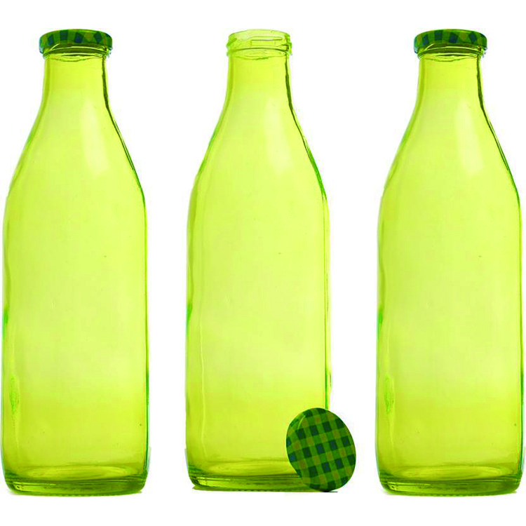 1L 1 Liter Glass Milk Bottle Custom Glass Milk Bottles 1000ml