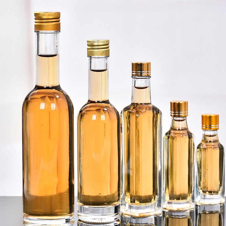 Best Selling 30ml 50ml 100ml round square olive oil bottle with cap