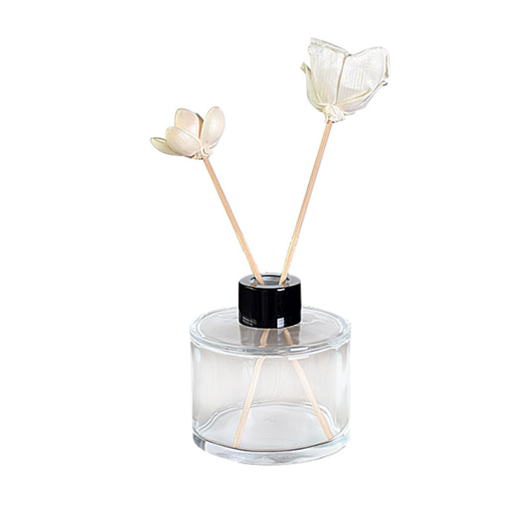 100ML cylinder aroma reed diffuser glass bottle