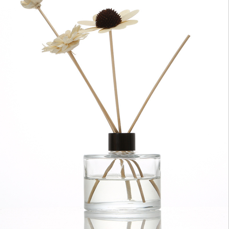 100ML cylinder aroma reed diffuser glass bottle