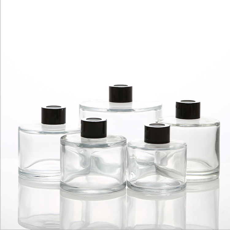 100ML cylinder aroma reed diffuser glass bottle