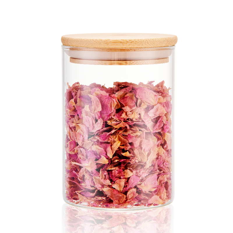 LINUO High Borosilicate Glass Food Storage Glass Jars Spice Jars Bottles