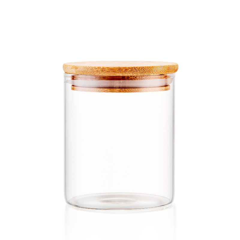 LINUO High Borosilicate Glass Food Storage Glass Jars Spice Jars Bottles