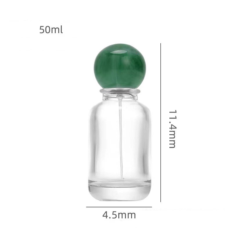 30ml 50ml 100ml Fragrance Glass Parfum Bottle With Crimp Spray Empty With Atomizer Refillable Perfume Bottle Wooden Lid
