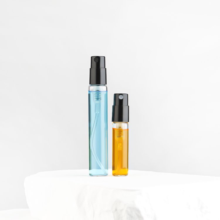Hot Selling Low MOQ Mini 2 ML Travel Style Glass Vials