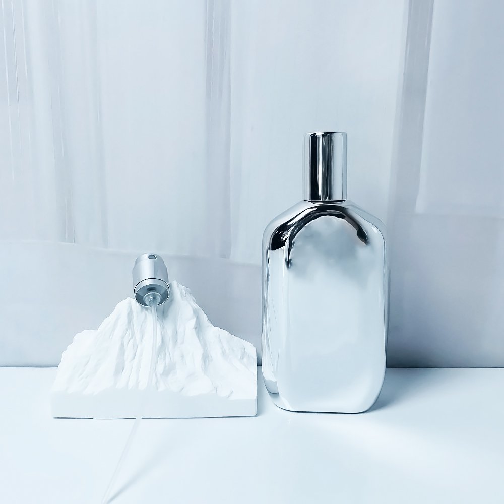 Mini Aluminum Spray Bottle Square Perfume Bottle Custom Logo 30ml 50ml Perfume Glass Bottle