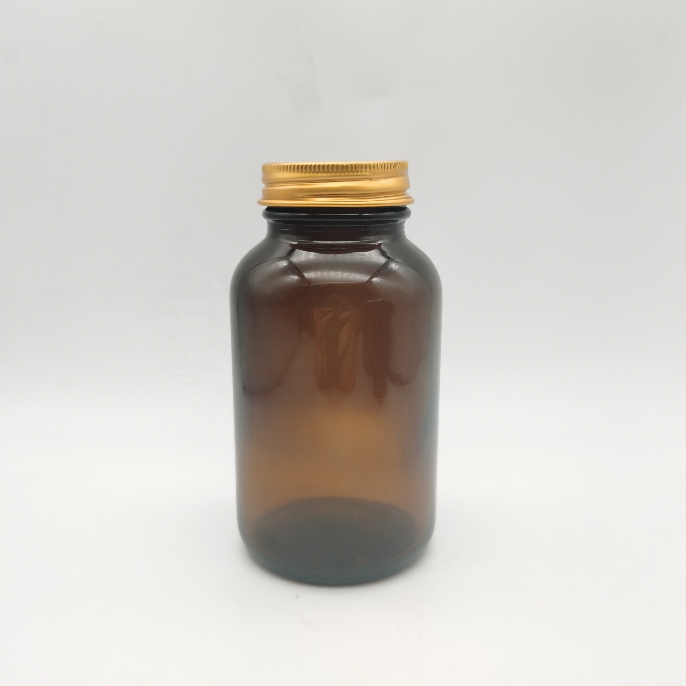 250cc Pill Bottles glass Pharmaceutical Capsule Bottle Medicine Vitamin Containers