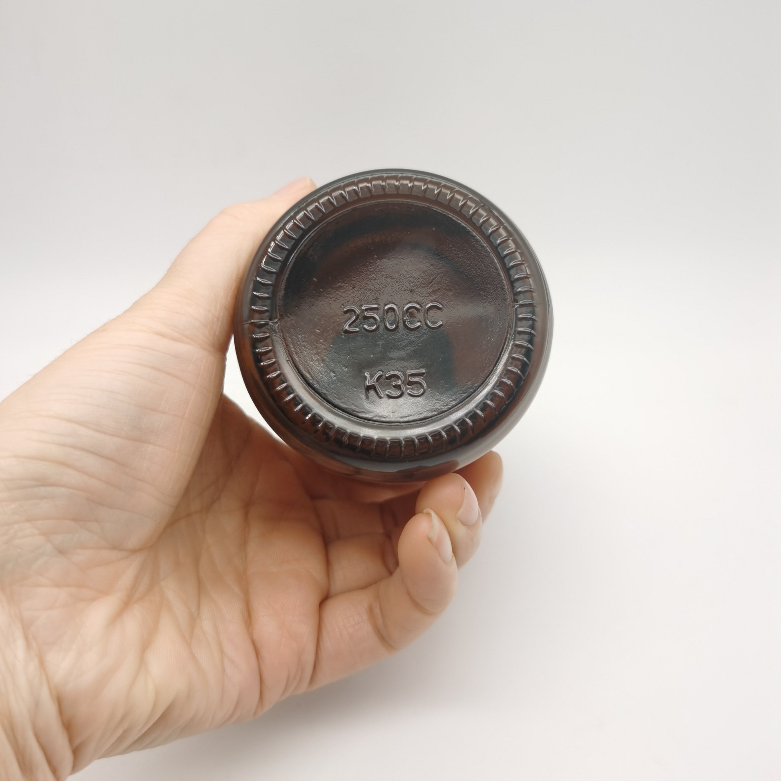 250cc Pill Bottles glass Pharmaceutical Capsule Bottle Medicine Vitamin Containers