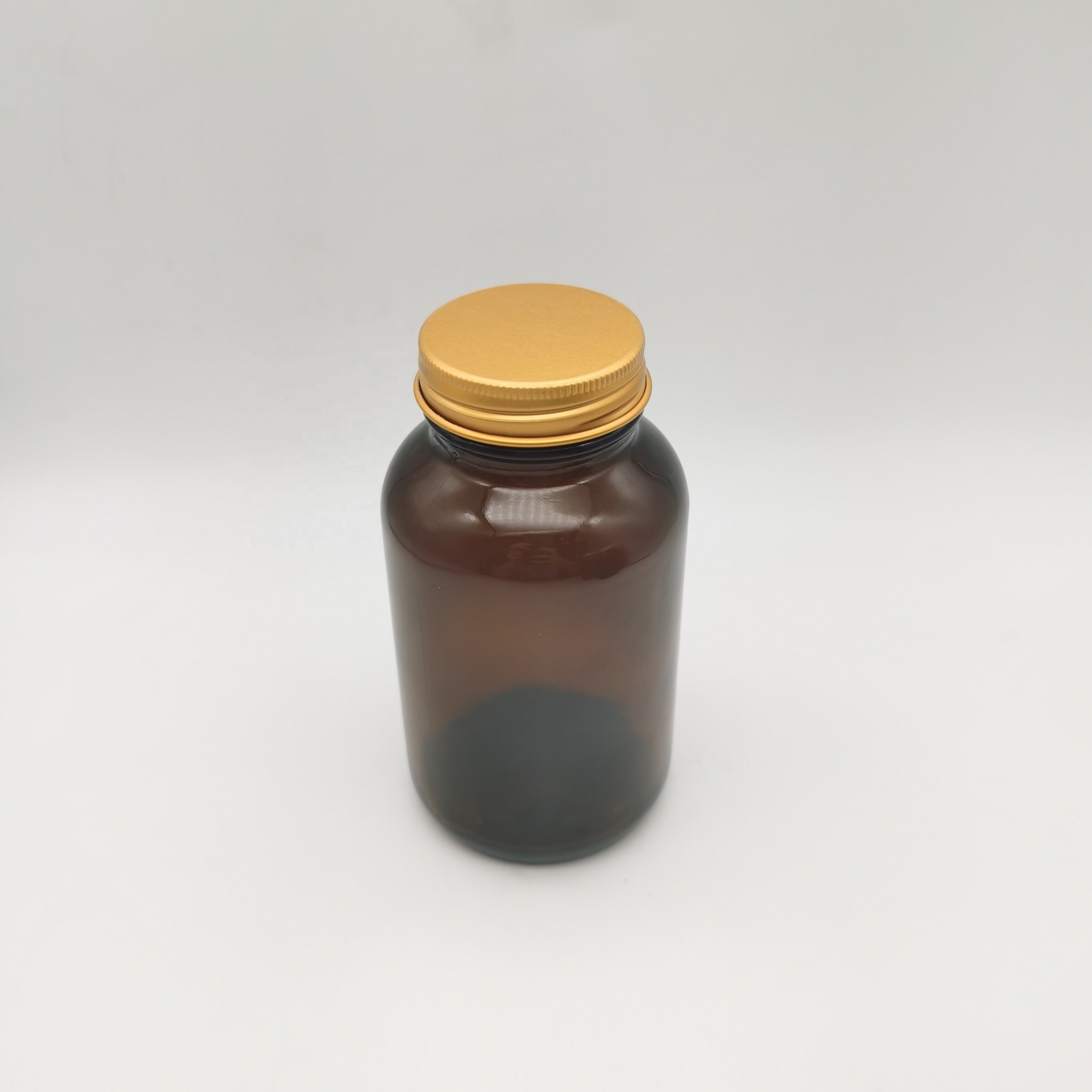 250cc Pill Bottles glass Pharmaceutical Capsule Bottle Medicine Vitamin Containers