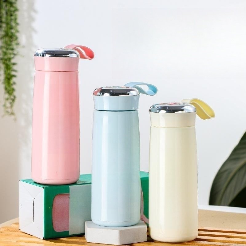 New Designed Multiple Colors Gift Cups Office Use for Adults Eco-friendly Glass and Plastic Bottles