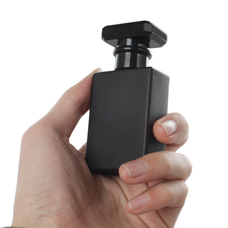 1oz perfume glass bottle square 100ml square glass perfume bottle 30 ml black rectangle dropper bottles for essential oil