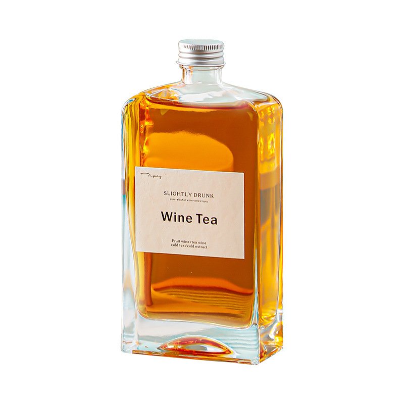 250ml 375ml 500ml Glass Empty Bottles Liquor Wine Gin Whisky Vodka Spirits Glass Bottle with Cap