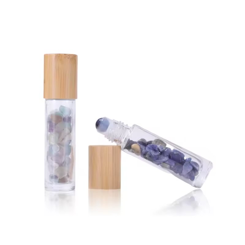 Wholesale deodorant roll on bottle glass refillable bottle roll on 10ml roll on glass bottle