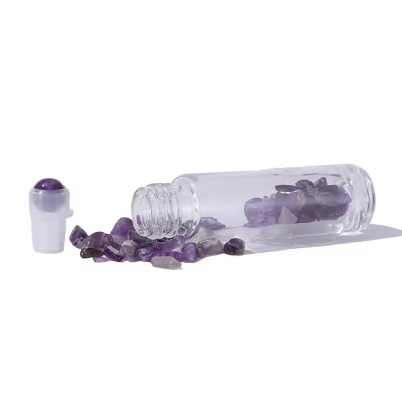 Wholesale deodorant roll on bottle glass refillable bottle roll on 10ml roll on glass bottle