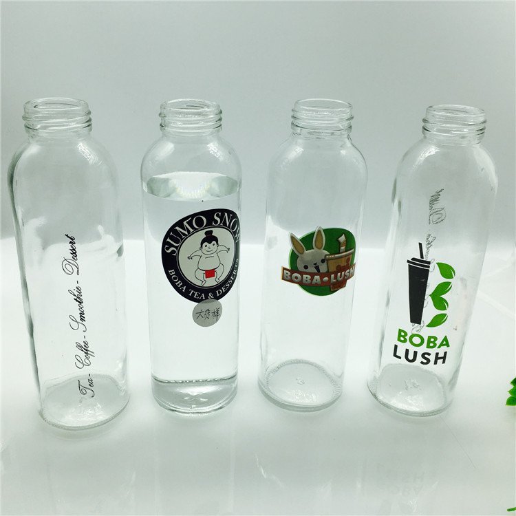 300ml 420ml 500ml clear empty glass water bottles sports drinking bottles automotive glass bottles