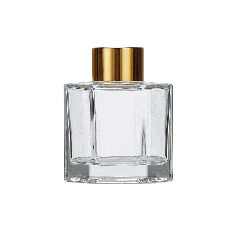 Home Decor High Quality 100ml 50ml 120ml Square Aromatherapy Diffusers Glass Bottle Fragrance Reed Diffuser Bottle