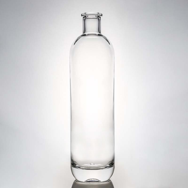 High Quality Products In Different Round Shapes Vodka Whisky Tequila Rum Gin Brandy Glass Bottle
