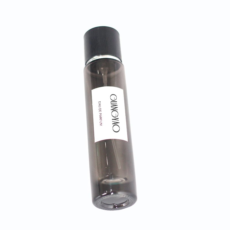 Hot sale cylindrical portable refillable atomizer screw spray 20ml glass perfume bottle with box