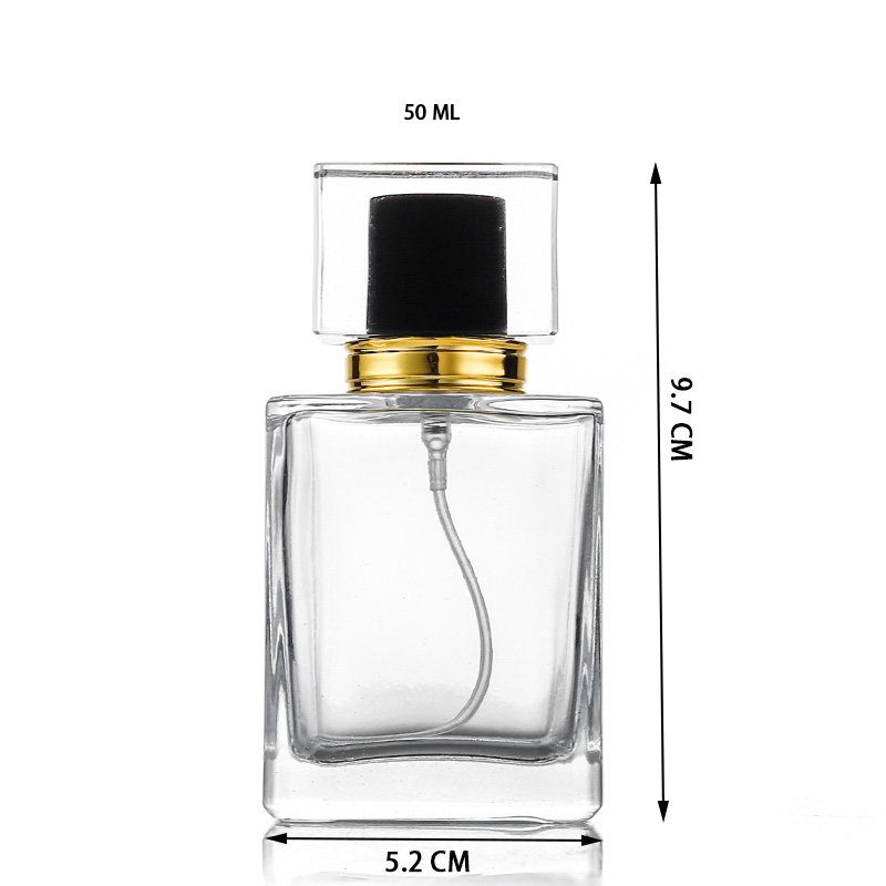 Clear Glass Packing Glass Bottle High White Glass Clear Or Customized Logo Print Logo
