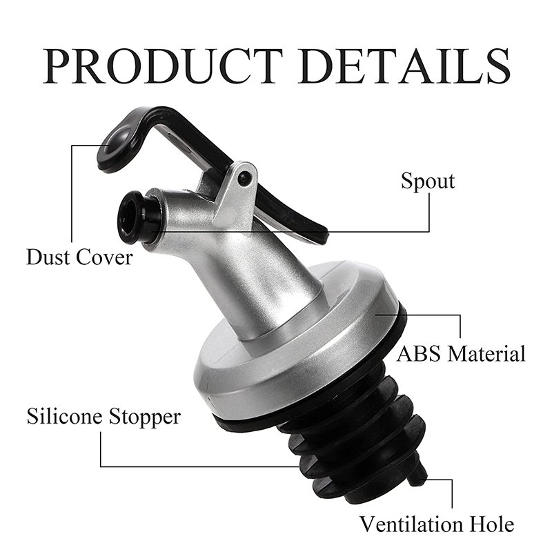 HOT Stainless Steel Oil Bottle Glass Container Kitchen Seasoning Container Sauce Vinegar Bottle Oil Dispenser