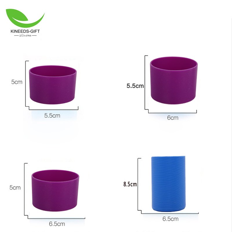 Heat-resistant Coffee cup Sleeve anti-skid Silicone Cup holder Glass Bottle Cup Sleeve