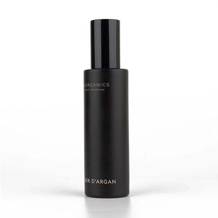 100ml Fine Mist Perfume Matte Black Glass Bottle with Sprayer for Smoothing Toner Popular Glass Bottle Packaging for Cosmetics