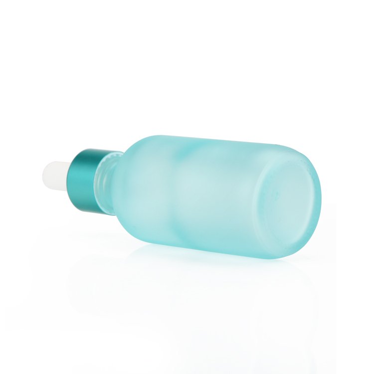 5ml 10ml 15ml 20ml 30ml 50ml 100ml frosted pink blue clear essential oil glass dropper bottle