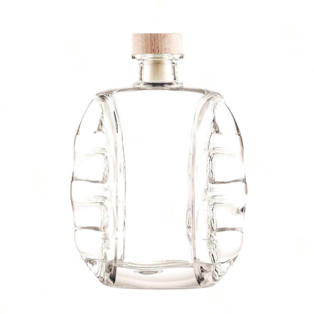 Wholesale manufacture supplier large bottle Empty Vodka Liquor Gin Rum Tequila Whisky Brandy Spirit liquor 700 ml glass bottle