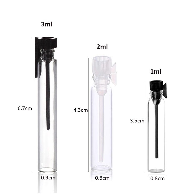 1ml 2ml 3ml test tube perfume bottles