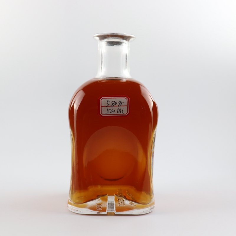Designed Square Shape Empty Tequila 500ml Glass Bottles For Sale