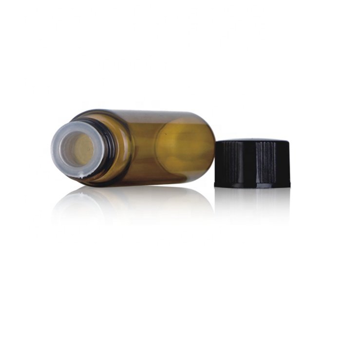 high quality 1ml 2ml 3ml 5ml small perfume glass sample bottle 1 ml 2ml Clear Blue Amber Glass Vial