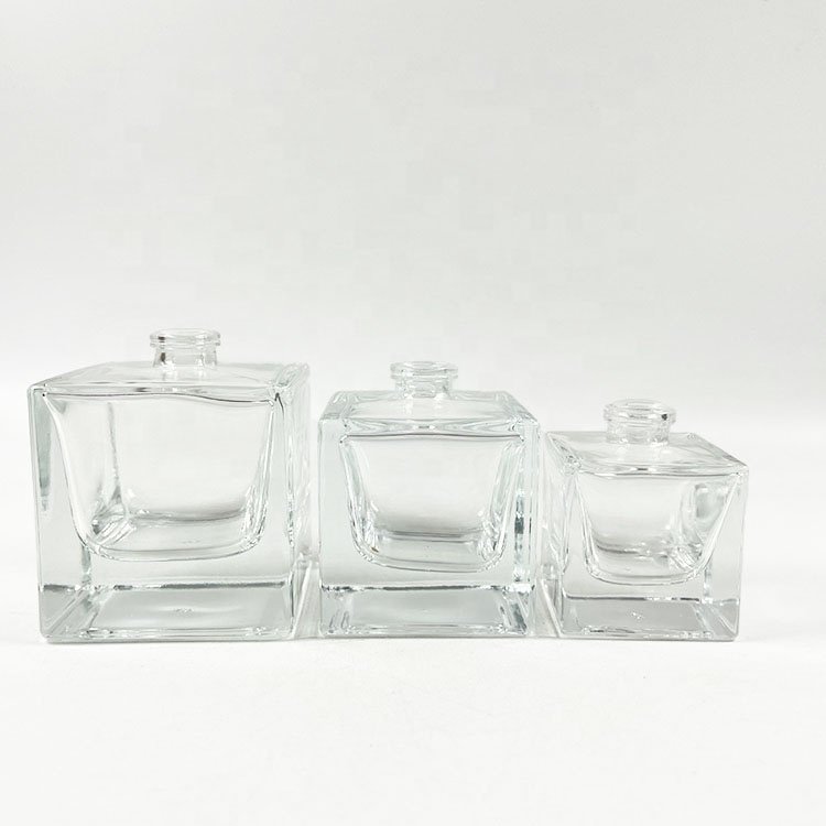 luxury custom 30ml 50ml 100ml square perfume bottle empty spray perfume oil glass bottle Gift Box Packaging